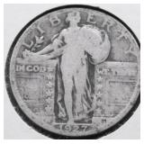 1927 STANDING QUARTER VG