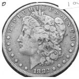 1882 O MORGAN DOLLAR VF