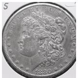 1880 S MORGAN DOLLAR XF