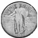 1926 D STANDING QUARTER G