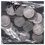 20 ASSORTED NICKELS