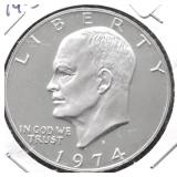1974 S SILVER PROOF IKE DOLLAR