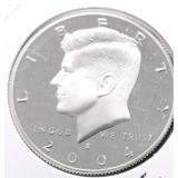 2004 S PROOF KENNEDY HALF DOLLAR