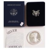 2003 PROOF SILVER EAGLE W BOX PAPERS