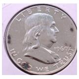 1960 PROOF FRANKLIN HALF DOLLAR