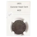 1821 LARGE CENT G