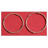 2 STERLING SILVER BRACELETS