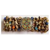 GLASS ROCK STRETCH BRACELET