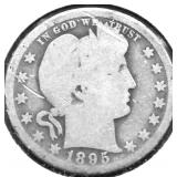 1895 O BARBER QUARTER G