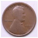 1909 S VDB LINCOLN CENT G WEAK VDB