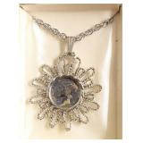 STERLING SILVER MERC DIME NECKLACE