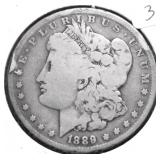 1889  MORGAN DOLLAR G