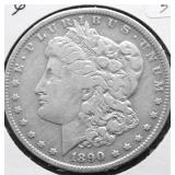1890 O  MORGAN DOLLAR VG