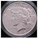 1923 S PEACE DOLLAR XF