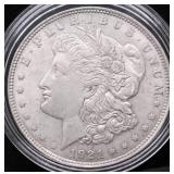 1921 MORGAN DOLLAR AU