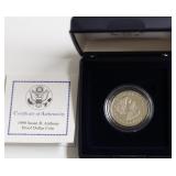 1999 PROOF SBA  DOLLAR W BOX PAPERS
