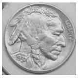 1937 D BUFFALO NICKEL AU