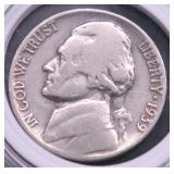1939 JEFFERSON NICKEL G