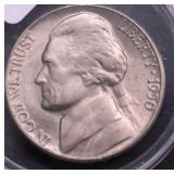 1950 D GEM FS JEFFERSON NICKEL