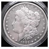 1881 O MORGAN DOLLAR VF