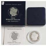 2025 S PROOF MORGAN DOLLAR W/ BOX & PAPERS