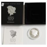 2023 S PROOF PEACE DOLLAR WITH BOX AND PAPERS