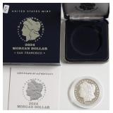 2025 S PROOF MORGAN DOLLAR W/ BOX & PAPERS