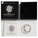 2023 S PROOF MORGAN DOLLAR W/BOX & PAPERS