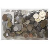 3.21 BAG OF FOREIGN COINS