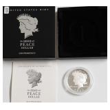 2023 S PROOF PEACE DOLLAR WITH BOX AND PAPERS