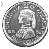 1921 MISSOURI HALF DOLLAR XF DETAILS