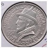 1937 GEM BU ROANOKE HALF DOLLAR