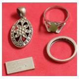 MISC STERLING SILVER ITEMS