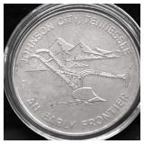 JOHNSON CITY CENTENNIAL MEDAL BU CLAD