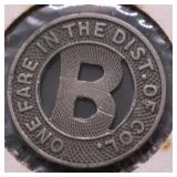 WASHINGTON DC TRANSIT TOKEN XF