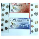 2001 MINT SET P D MINTS