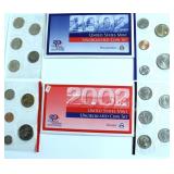 2002 MINT SET P D MINTS