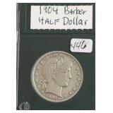 1904 BARBER HALF DOLLAR
