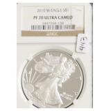 2010 W NGC PF 70 ULTRA CAMEO EAGLE