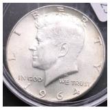 1964 CHOICE BU KENNEDY HALF DOLLAR