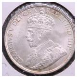 1936 CHOICE BU CANADA SILVER DOLLAR