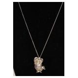 STERLING SILVER ANGEL NECKLACE