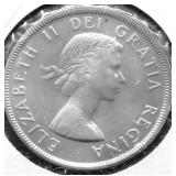 1955 GEM BU CANADA SILVER DOLLAR
