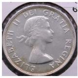1954 CHOICE BU CANADA SILVER DOLLAR