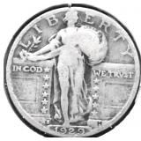1929 S STANDING QUARTER VG