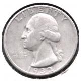 1932 WASHINGTON QUARTER XF