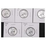 5 WASHINGTON QUARTERS