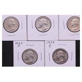 5 WASHINGTON QUARTERS