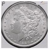 1886 CHOICE BU MORGAN DOLLAR