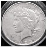 1923 D PEACE DOLLAR VF